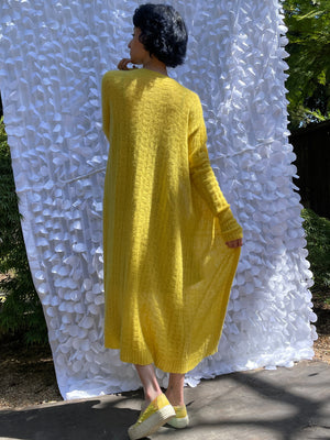 XLong Square Duster - Cashmere Yellow