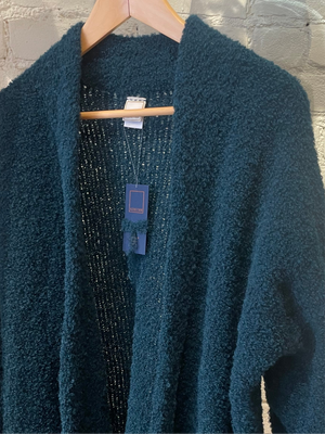 Peacock Bouclé Cardigan