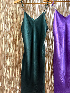 Hand dyed silk slip