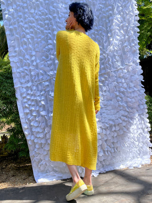 XLong Square Duster - Cashmere Yellow